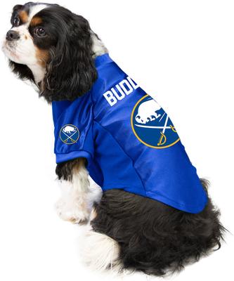 Show full view: Littlearth NHL Personalized Stretch Dog & Cat Jersey, Buffalo Sabres, Large slide 3 of 7