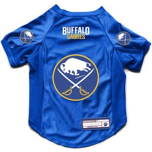 Littlearth NHL Stretch Dog & Cat Jersey, Buffalo Sabres, Large