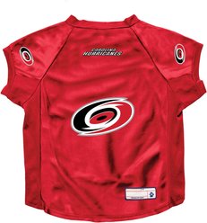 Littlearth NHL Stretch Dog & Cat Jersey, Carolina Hurricanes, Big Dog
