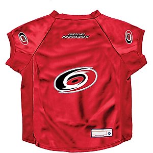 Littlearth NHL Stretch Dog & Cat Jersey, Carolina Hurricanes, Big Dog