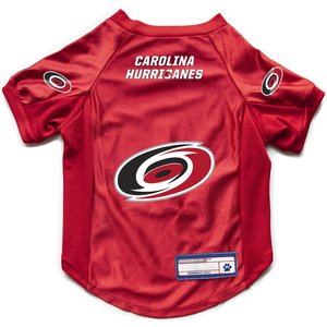 Littlearth NHL Stretch Dog & Cat Jersey, Carolina Hurricanes, Medium