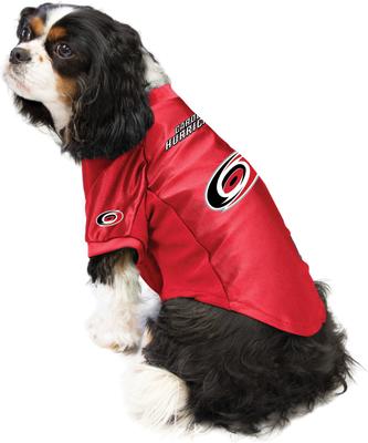 Show full view: Littlearth NHL Stretch Dog & Cat Jersey, Carolina Hurricanes, Medium slide 3 of 8