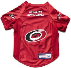 Littlearth NHL Stretch Dog & Cat Jersey, Carolina Hurricanes, X-Small