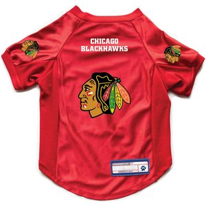 Littlearth NHL Stretch Dog & Cat Jersey, Chicago Blackhawks, X-Large