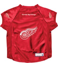 Littlearth NHL Stretch Dog & Cat Jersey, Detroit Red Wings, Big Dog slide 1 of 4
