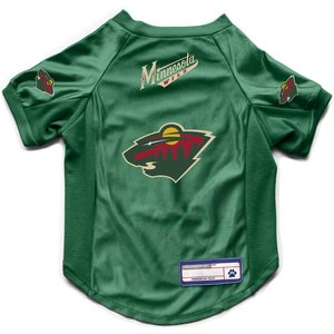 Littlearth NHL Stretch Dog & Cat Jersey, Minnesota Wild, X-Small