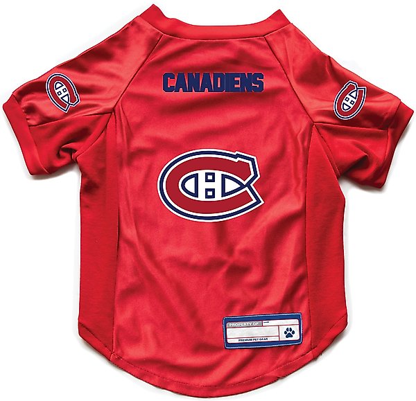 Show full view: Littlearth NHL Stretch Dog & Cat Jersey, Montreal Canadiens, Large slide 1 of 8
