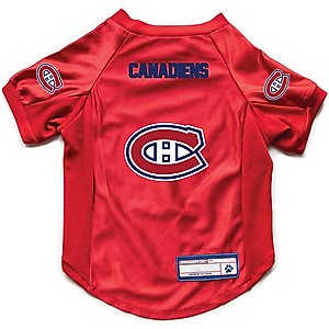 Littlearth NHL Stretch Dog & Cat Jersey, Montreal Canadiens, Large