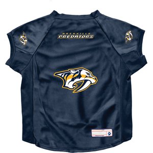 Littlearth NHL Stretch Dog & Cat Jersey, Nashville Predators, Big Dog
