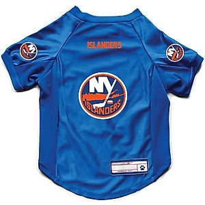 Littlearth NHL Stretch Dog & Cat Jersey, New York Islanders, X-Small