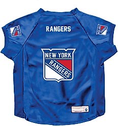 Littlearth NHL Stretch Dog & Cat Jersey, New York Rangers, Big Dog