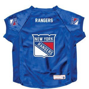 Littlearth NHL Stretch Dog & Cat Jersey, New York Rangers, Big Dog