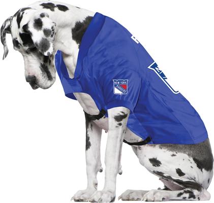 Show full view: Littlearth NHL Stretch Dog & Cat Jersey, New York Rangers, Big Dog slide 4 of 7