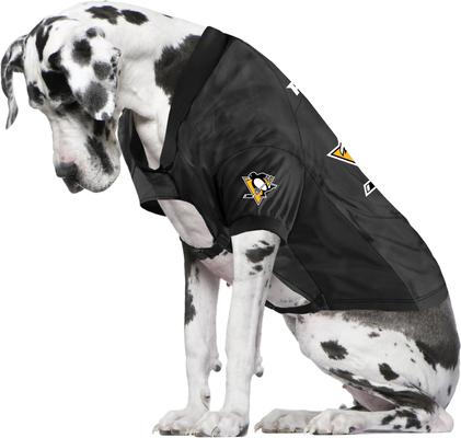 Show full view: Littlearth NHL Stretch Dog & Cat Jersey, Pittsburgh Penguins, Big Dog slide 4 of 7