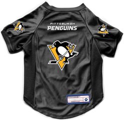 Littlearth NHL Stretch Dog & Cat Jersey, Pittsburgh Penguins, Small