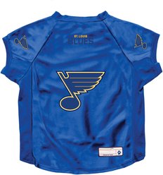 Littlearth NHL Stretch Dog & Cat Jersey, St. Louis Blues, Big Dog slide 1 of 5