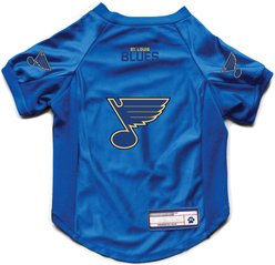 Littlearth NHL Stretch Dog & Cat Jersey, St. Louis Blues, Medium slide 1 of 7