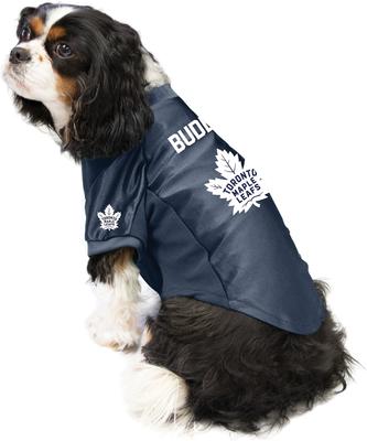 Show full view: Littlearth NHL Stretch Dog & Cat Jersey, Toronto Maple Leafs, X-Large slide 3 of 7