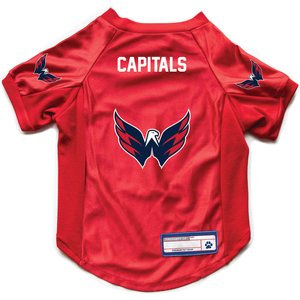 Littlearth NHL Stretch Dog & Cat Jersey, Washington Capitals, Medium