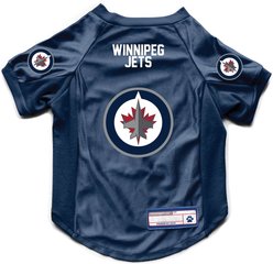 Littlearth NHL Stretch Dog & Cat Jersey, Winnipeg Jets, Medium