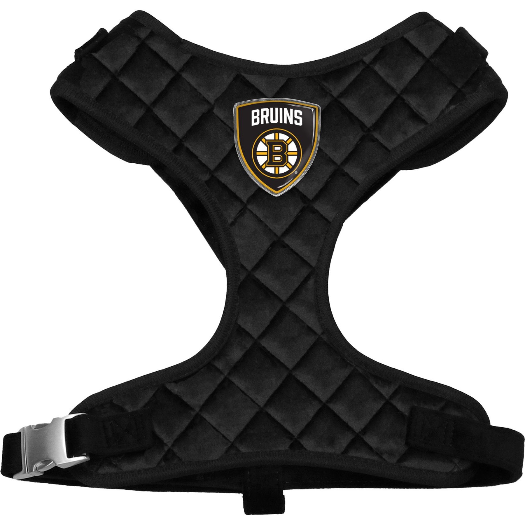 Littlearth NHL Velvet Dog Harness, Boston Bruins, Medium
