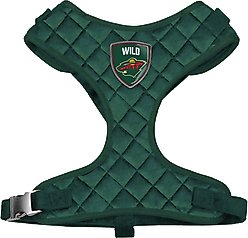 Littlearth NHL Velvet Dog Harness, Minnesota Wild, Large