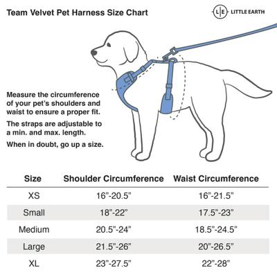 Show full view: Littlearth NHL Velvet Dog Harness, Minnesota Wild, Large slide 6 of 6