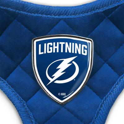 Show full view: Littlearth NHL Velvet Dog Harness, Tampa Bay Lightning, Large slide 4 of 6