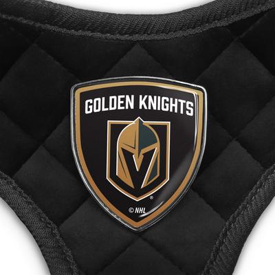 Show full view: Littlearth NHL Velvet Dog Harness, Vegas Golden Knights, Small slide 4 of 6