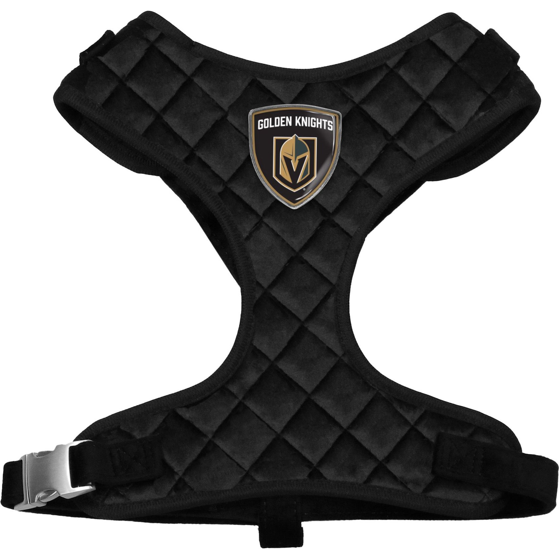 Littlearth NHL Velvet Dog Harness, Vegas Golden Knights, X-Small