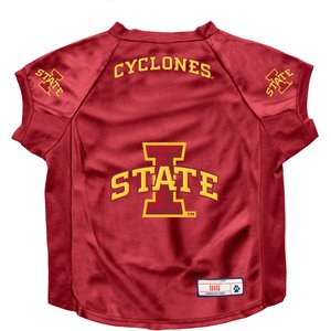Littlearth NCAA Stretch Dog & Cat Jersey, Iowa State Cyclones, Big