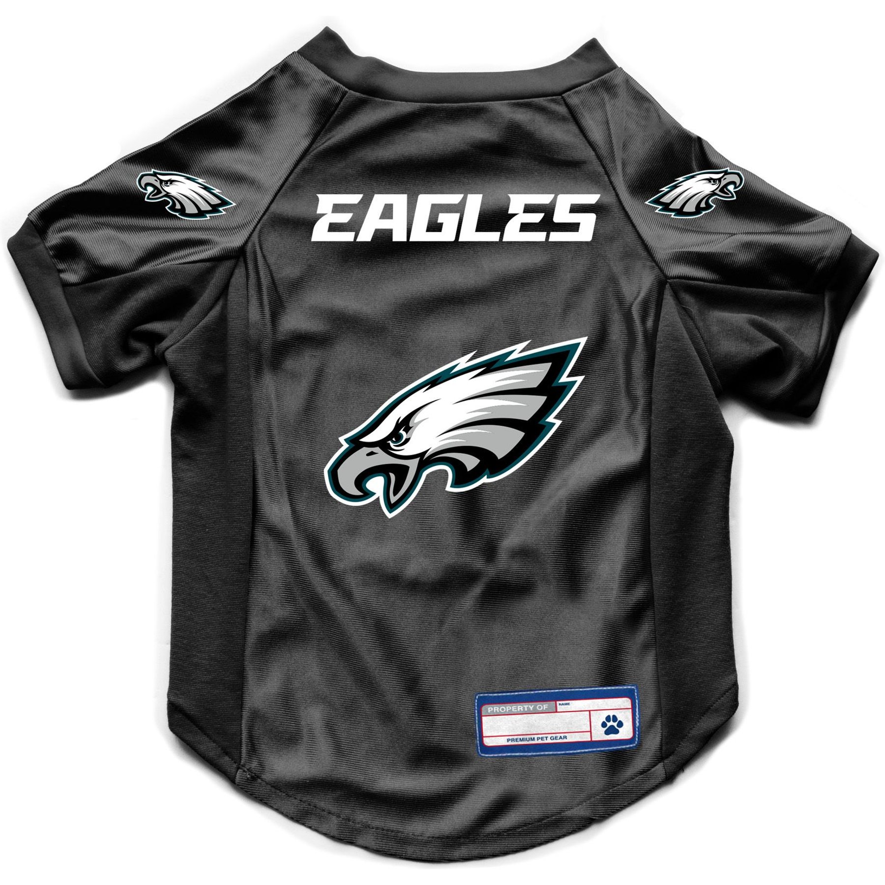 Littlearth NFL Stretch Dog & Cat Jersey, Philadelphia Eagles