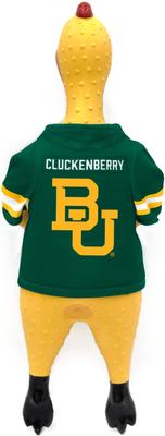 Show full view: Littlearth Rubber Chicken Squeaky Dog Chew Toy, Baylor Bears slide 2 of 5