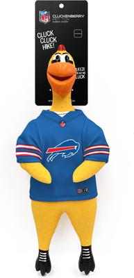 Show full view: Littlearth Rubber Chicken Squeaky Dog Chew Toy, Buffalo Bills slide 3 of 5