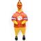 Show in main carousel: Littlearth Rubber Chicken Squeaky Dog Chew Toy, Clemson Tigers slide 1 of 5