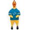 Show in main carousel: Littlearth Rubber Chicken Squeaky Dog Chew Toy, Detroit Lions slide 1 of 6