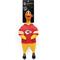 Show in main carousel: Littlearth Rubber Chicken Squeaky Dog Chew Toy, Kansas City Chiefs slide 3 of 5