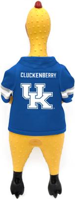 Show full view: Littlearth Rubber Chicken Squeaky Dog Chew Toy, Kentucky Wildcats slide 3 of 6