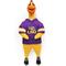 Show in main carousel: Littlearth Rubber Chicken Squeaky Dog Chew Toy, LSU Tigers slide 1 of 5