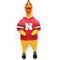 Show in main carousel: Littlearth Rubber Chicken Squeaky Dog Chew Toy, Nebraska Cornhuskers slide 1 of 5