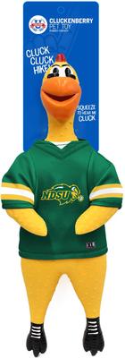 Show full view: Littlearth Rubber Chicken Squeaky Dog Chew Toy, North Dakota State Bison slide 4 of 6