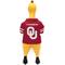 Show in main carousel: Littlearth Rubber Chicken Squeaky Dog Chew Toy, Oklahoma Sooners slide 2 of 5