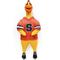 Show in main carousel: Littlearth Rubber Chicken Squeaky Dog Chew Toy, Syracuse Orange slide 1 of 5