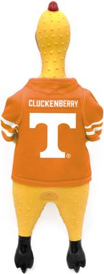 Show full view: Littlearth Rubber Chicken Squeaky Dog Chew Toy, Tennessee Volunteers slide 2 of 5
