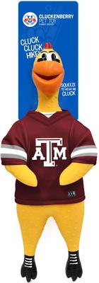 Show full view: Littlearth Rubber Chicken Squeaky Dog Chew Toy, Texas A&M Aggies slide 4 of 6