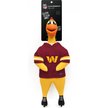 Detroit Red Wings Rubber Chicken Dog Toy With Clucker