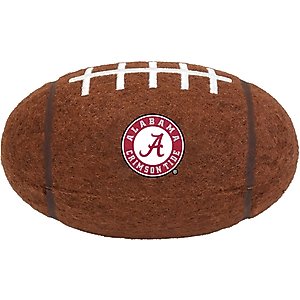 Littlearth Tough Chewer Dog Ball Toy, Alabama Crimson Tide