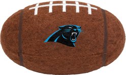 Littlearth Tough Chewer Dog Ball Toy, Carolina Panthers