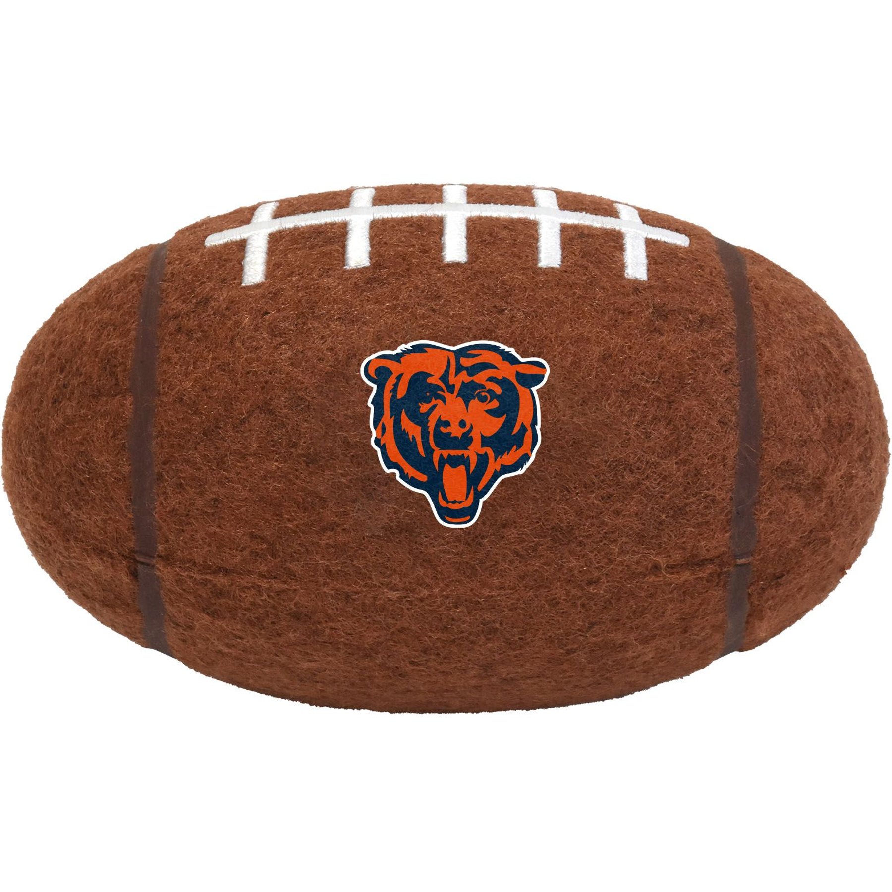 Littlearth NFL Tough Chewer Dog Football Toy, Chicago Bears