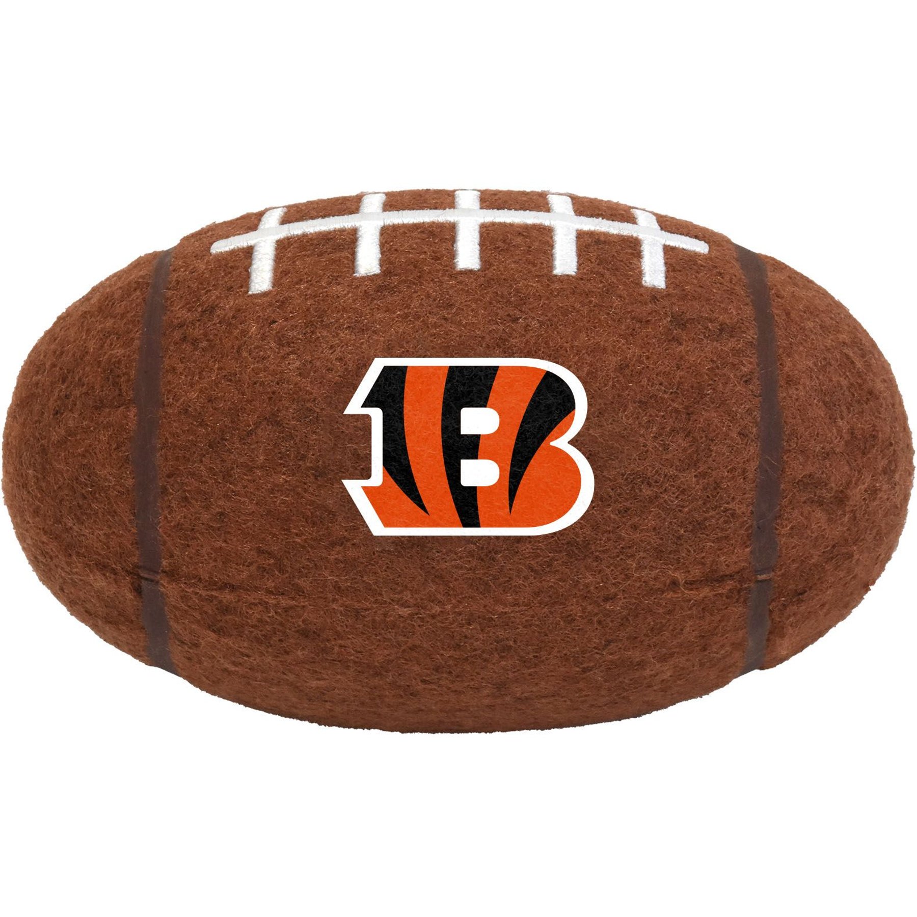 Littlearth NFL Tough Chewer Dog Football Toy, Cincinnati Bengals